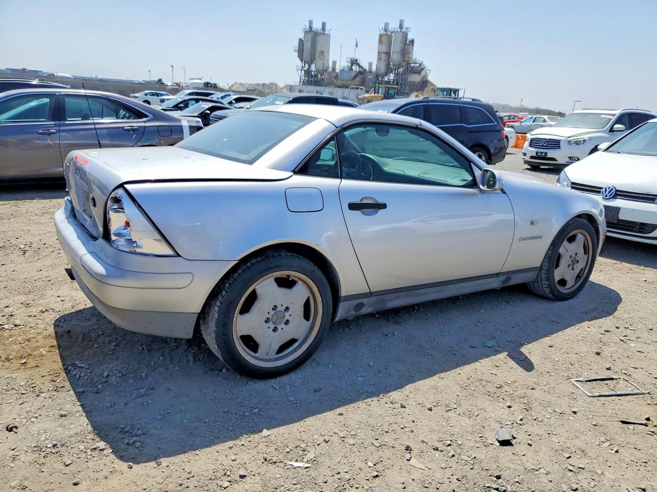 1999 Mercedes-benz Slk 230 Kompressor Silver vin: WDBKK47F2XF129271