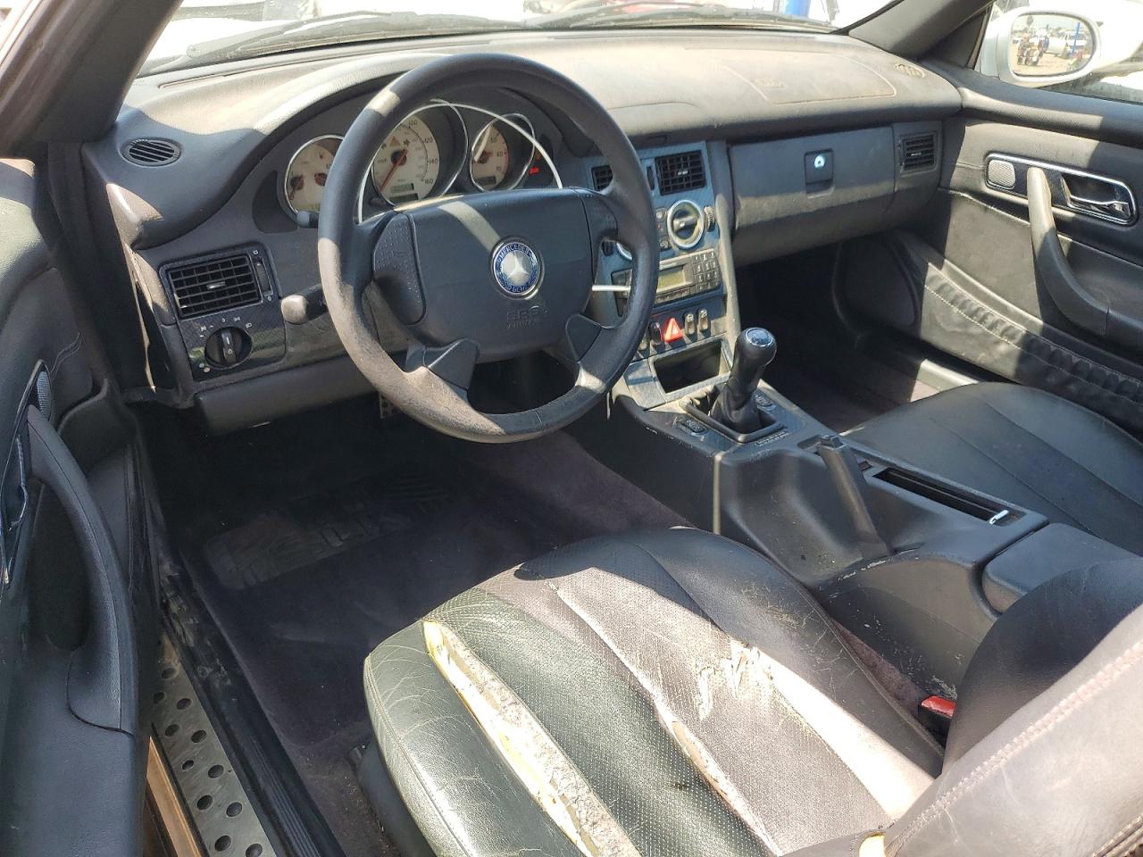 1999 Mercedes-benz Slk 230 Kompressor Silver vin: WDBKK47F2XF129271