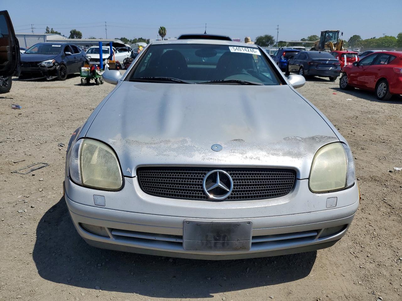 1999 Mercedes-benz Slk 230 Kompressor Silver vin: WDBKK47F2XF129271