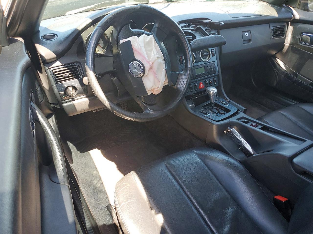2000 Mercedes-benz Slk 230 Kompressor Black vin: WDBKK47F2YF158514