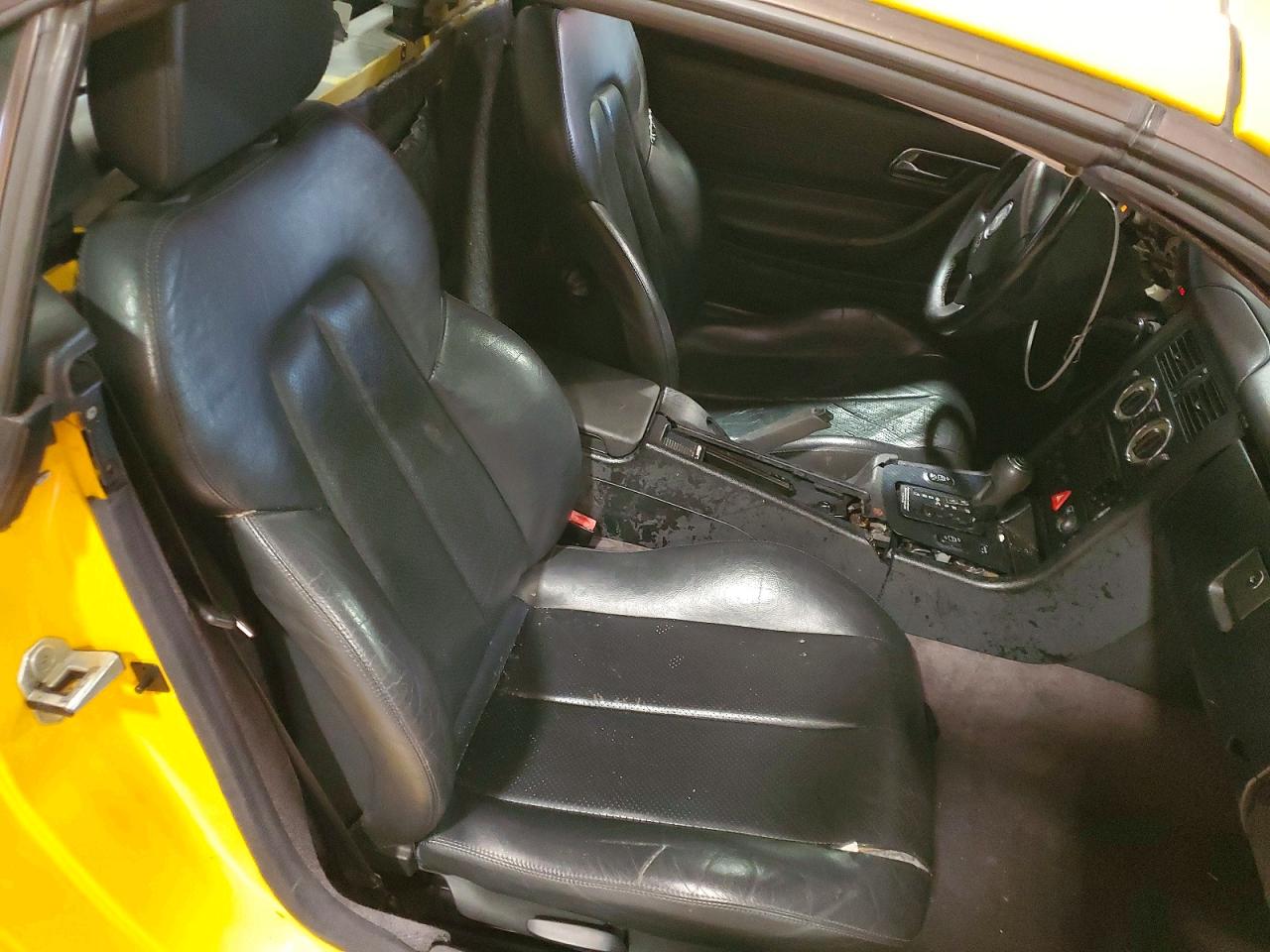 1998 Mercedes-benz Slk 230 Kompressor Yellow vin: WDBKK47F3WF028402
