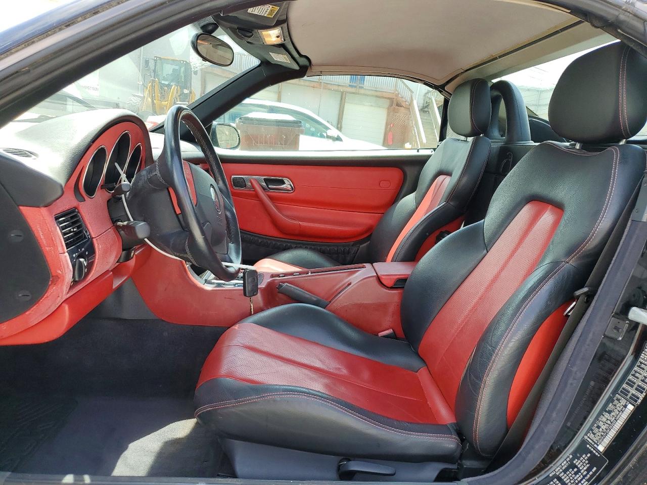1998 Mercedes-benz Slk 230 Kompressor Black vin: WDBKK47F3WF063229