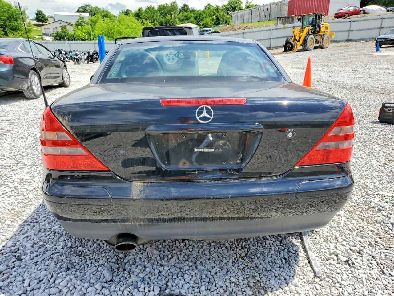 1998 Mercedes-benz Slk 230 Kompressor Black vin: WDBKK47F3WF063229