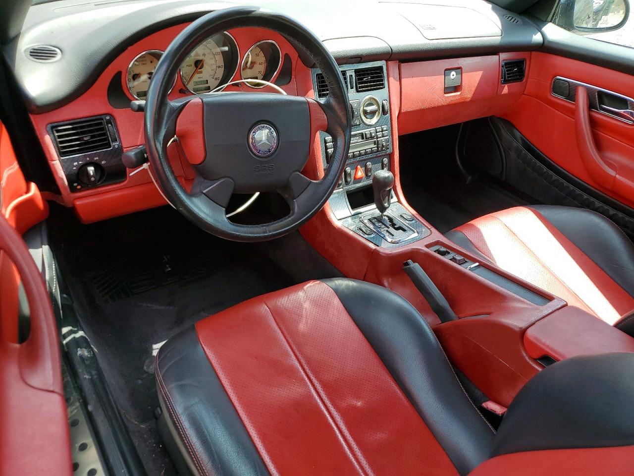 1998 Mercedes-benz Slk 230 Kompressor Black vin: WDBKK47F3WF063229