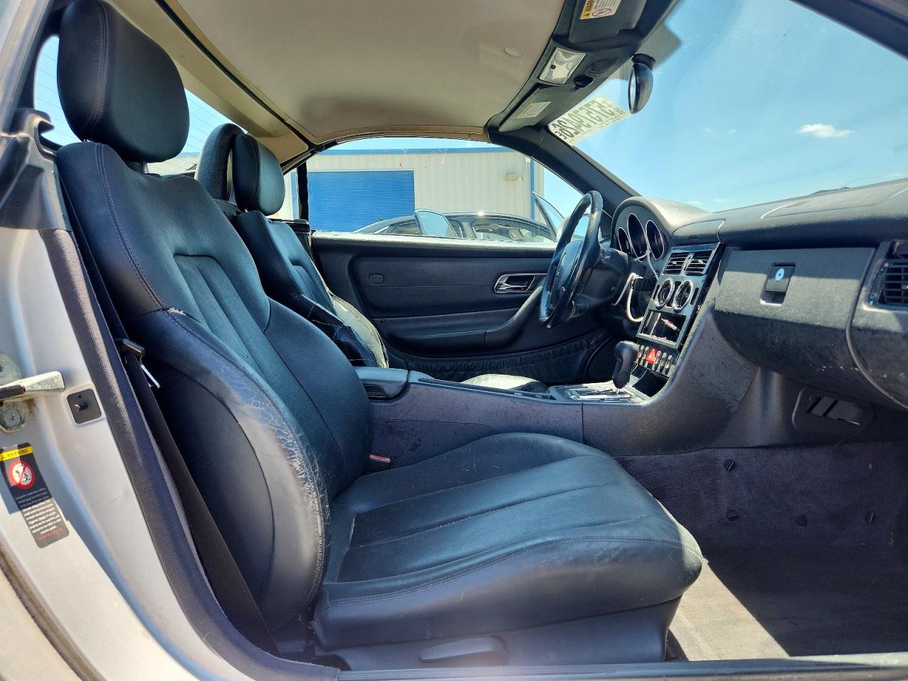 1999 Mercedes-benz Slk 230 Kompressor Silver vin: WDBKK47F3XF127819