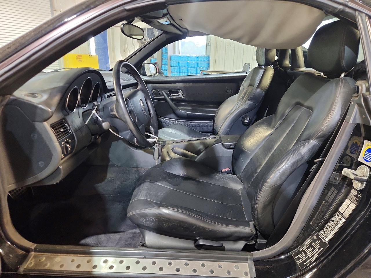 1998 Mercedes-benz Slk 230 Kompressor Black vin: WDBKK47F4WF029414