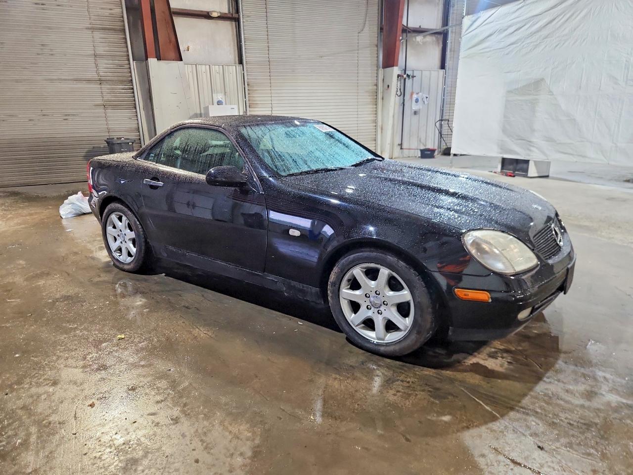 1998 Mercedes-benz Slk 230 Kompressor Black vin: WDBKK47F4WF029414