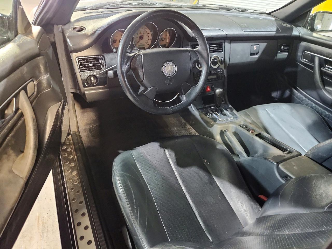 1998 Mercedes-benz Slk 230 Kompressor Black vin: WDBKK47F4WF029414