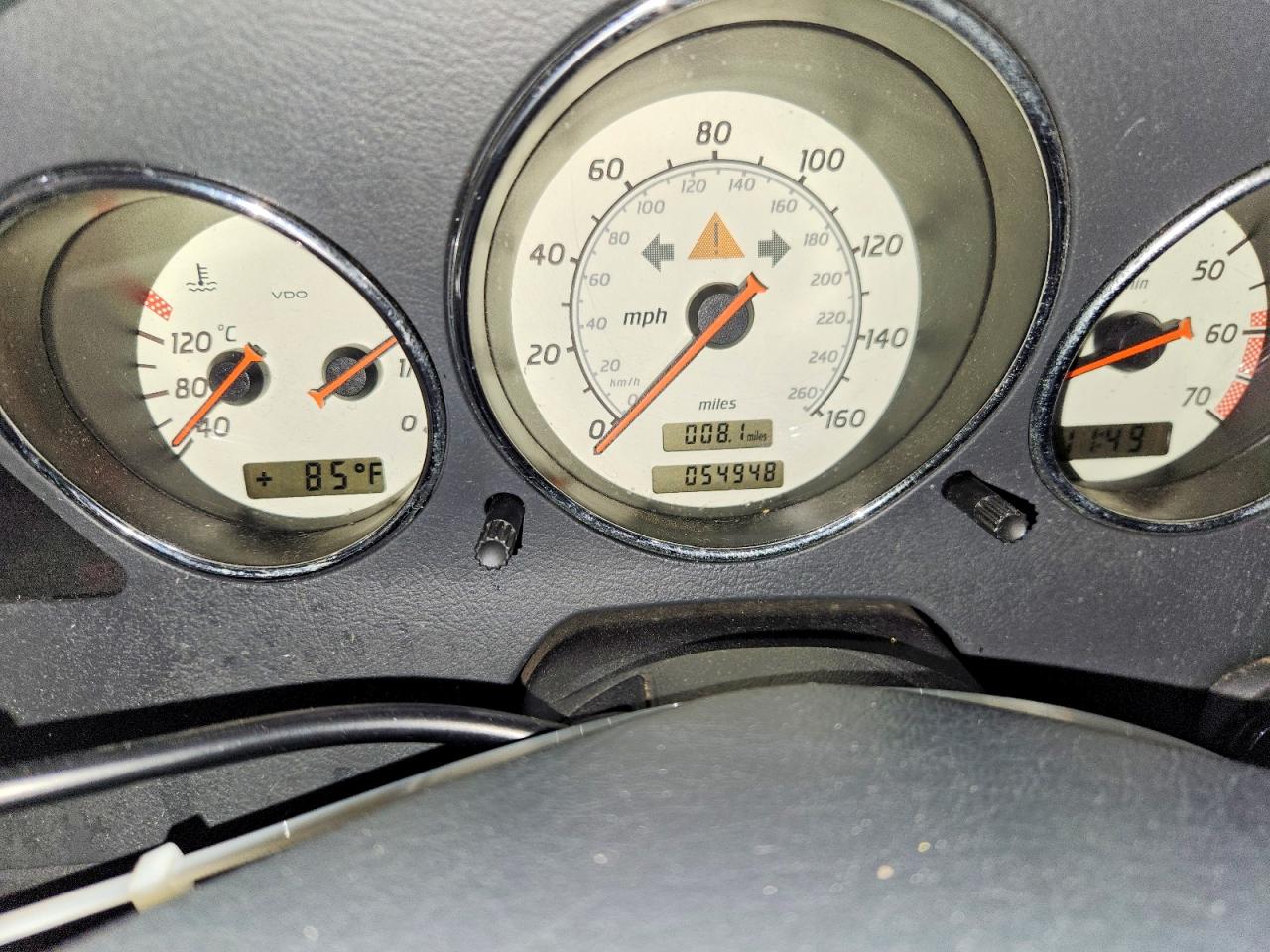 1998 Mercedes-benz Slk 230 Kompressor Black vin: WDBKK47F4WF029414