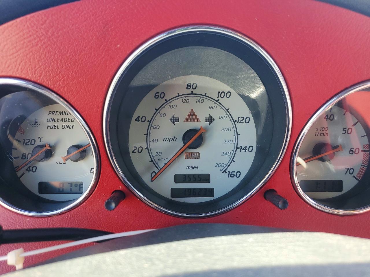1998 Mercedes-benz Slk 230 Kompressor Silver vin: WDBKK47F4WF062798