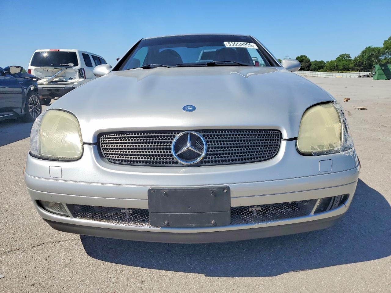 1998 Mercedes-benz Slk 230 Kompressor Silver vin: WDBKK47F4WF062798