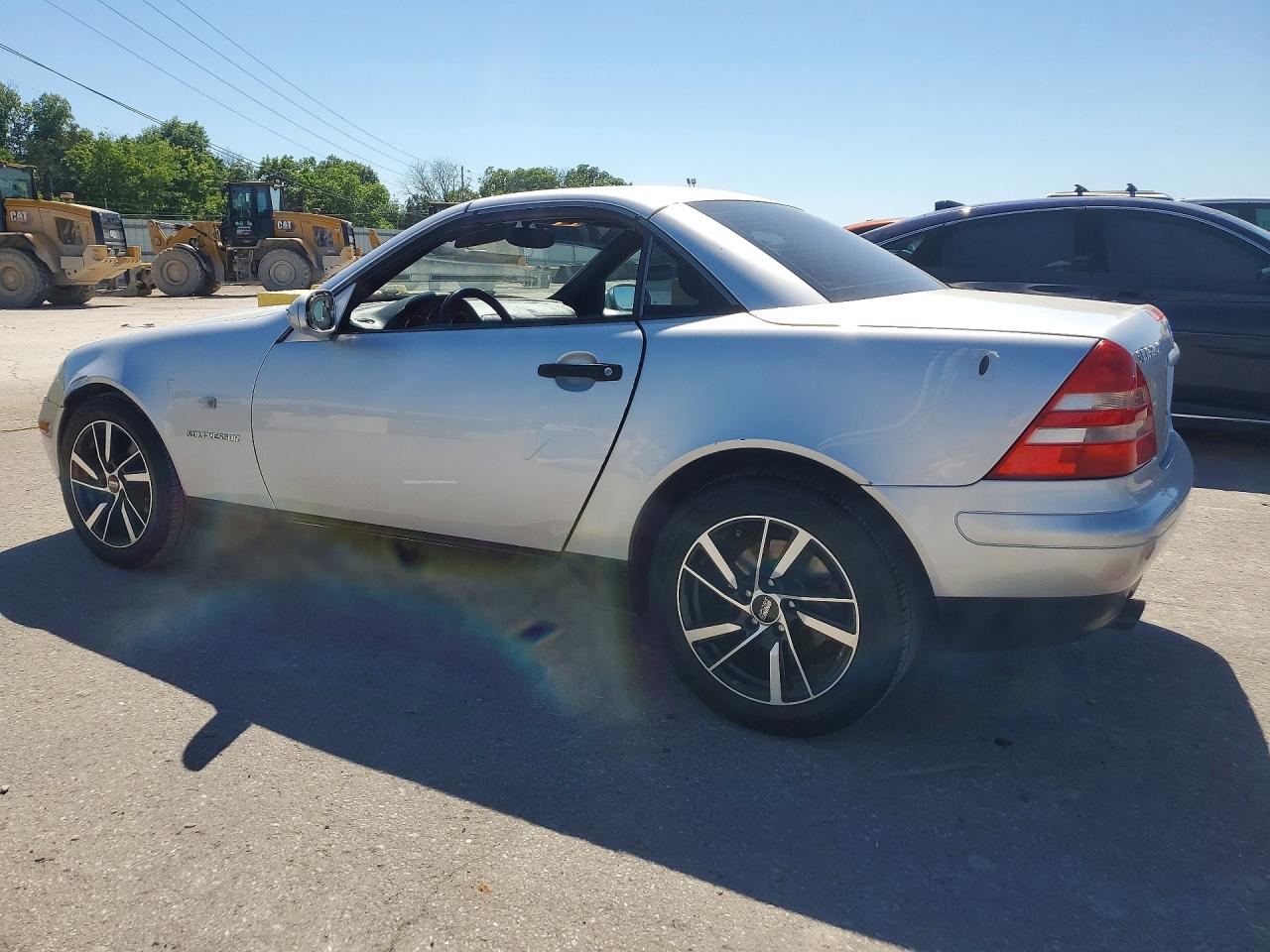 1998 Mercedes-benz Slk 230 Kompressor Silver vin: WDBKK47F4WF062798