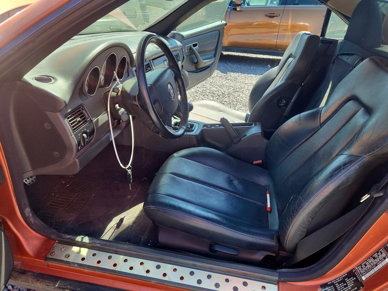 1999 Mercedes-benz Slk 230 Kompressor Orange vin: WDBKK47F4XF114321