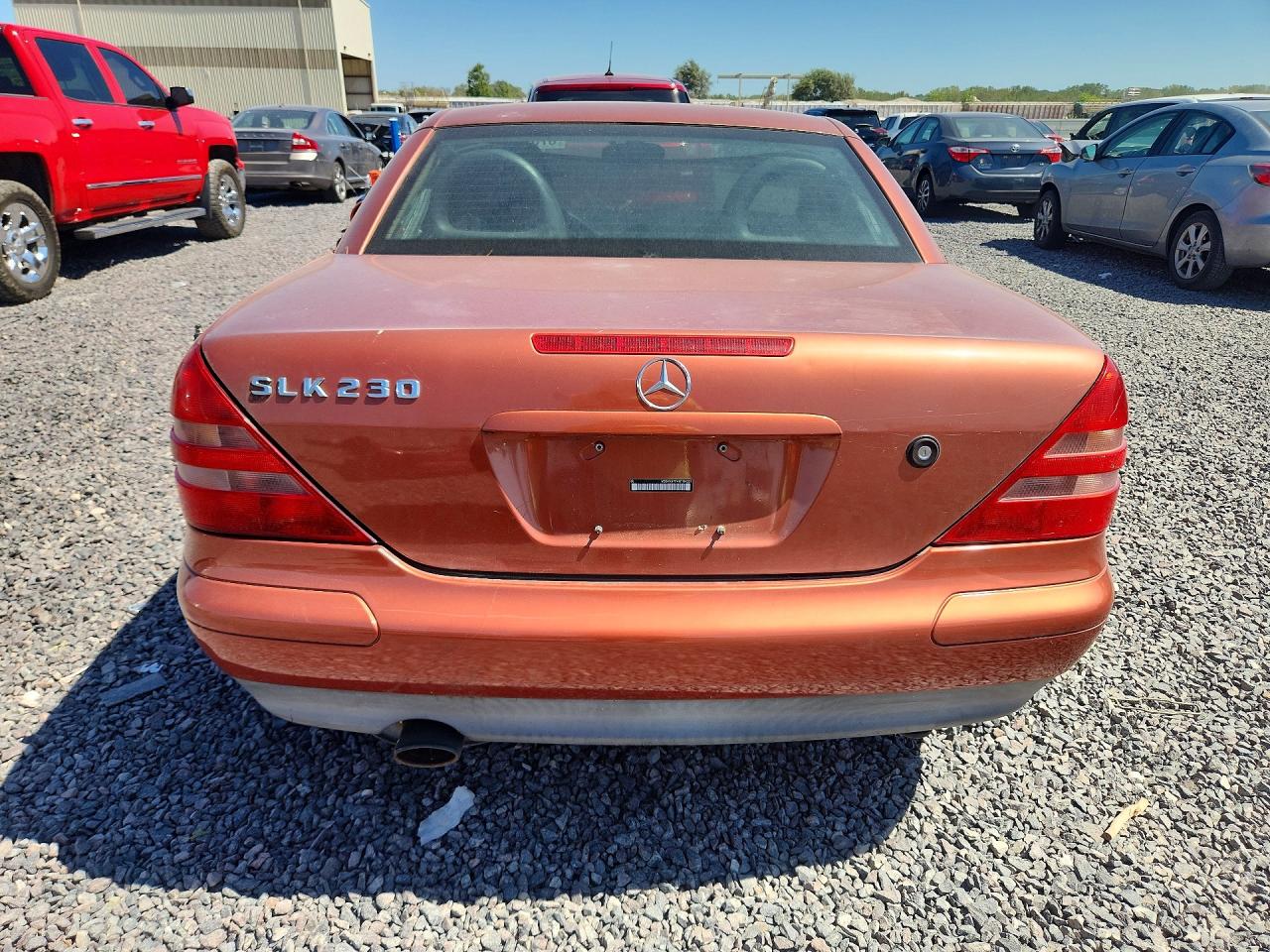 1999 Mercedes-benz Slk 230 Kompressor Orange vin: WDBKK47F4XF114321