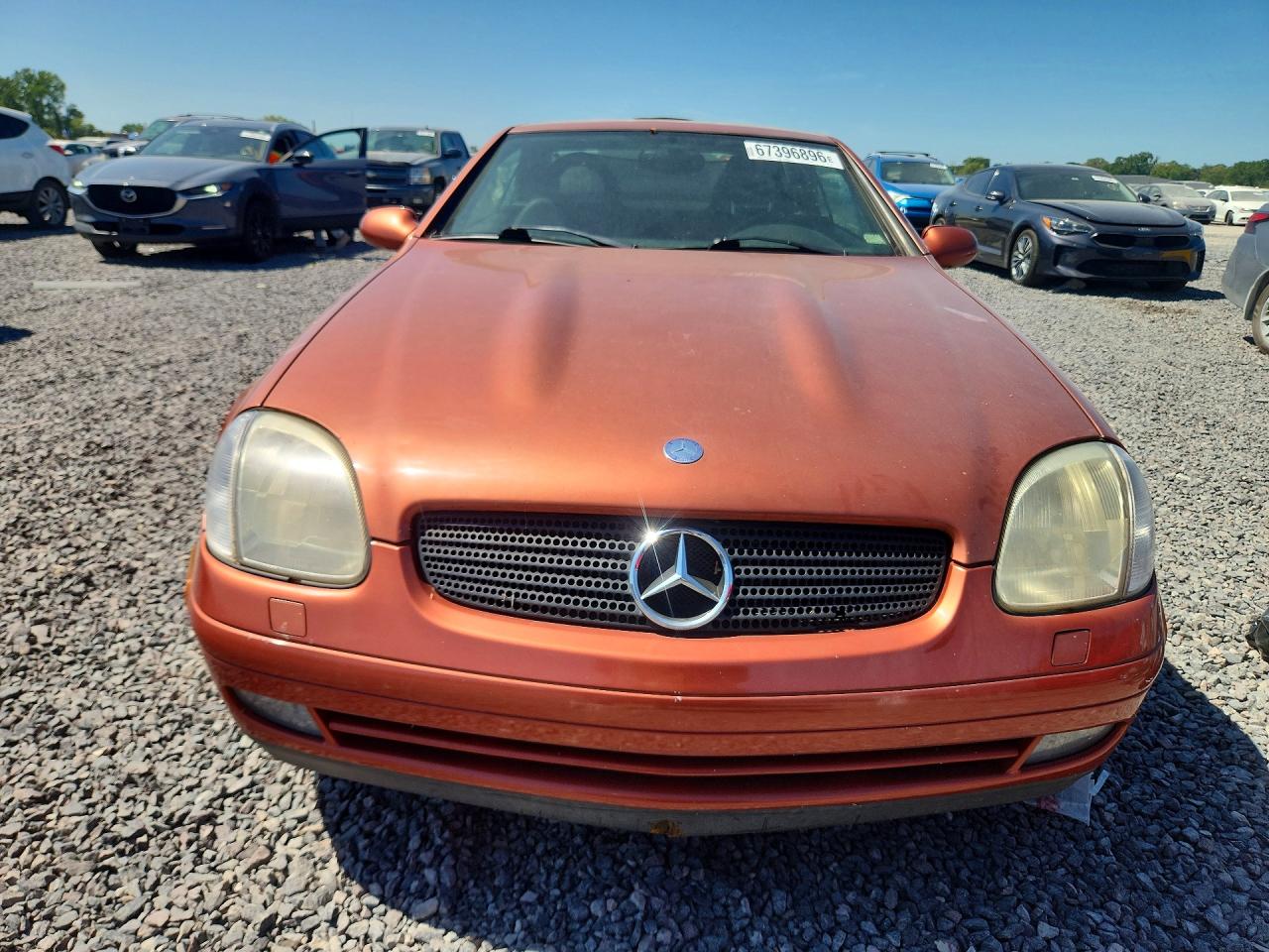 1999 Mercedes-benz Slk 230 Kompressor Orange vin: WDBKK47F4XF114321