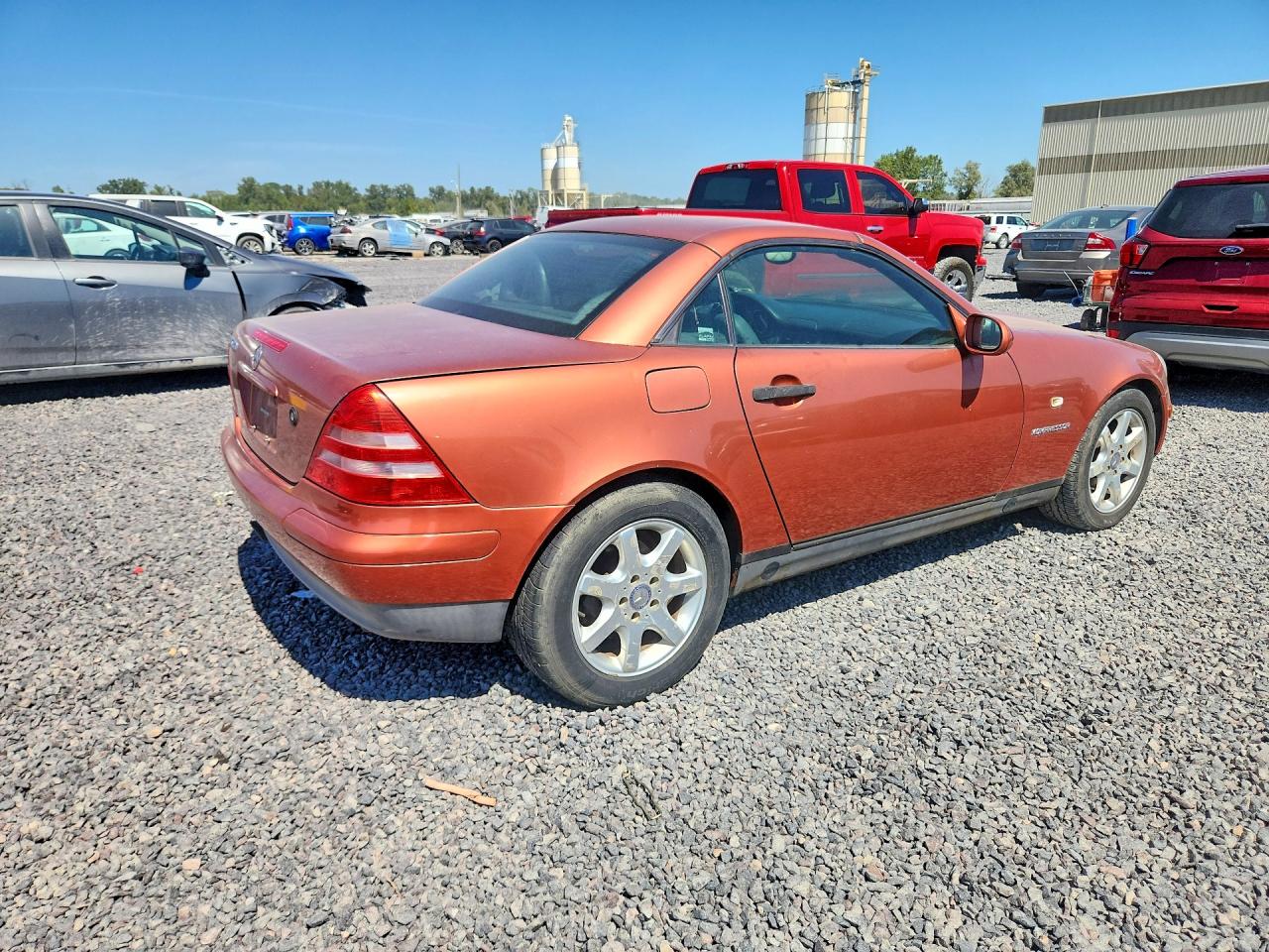 1999 Mercedes-benz Slk 230 Kompressor Orange vin: WDBKK47F4XF114321