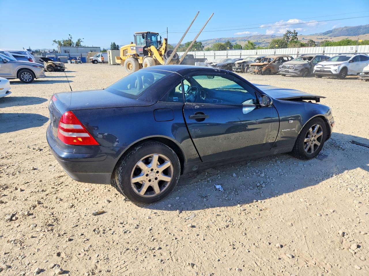 1998 Mercedes-benz Slk 230 Kompressor Blue vin: WDBKK47F5WF078136