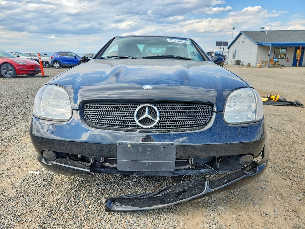 1999 Mercedes-benz Slk 230 Kompressor Black vin: WDBKK47F5XF095715