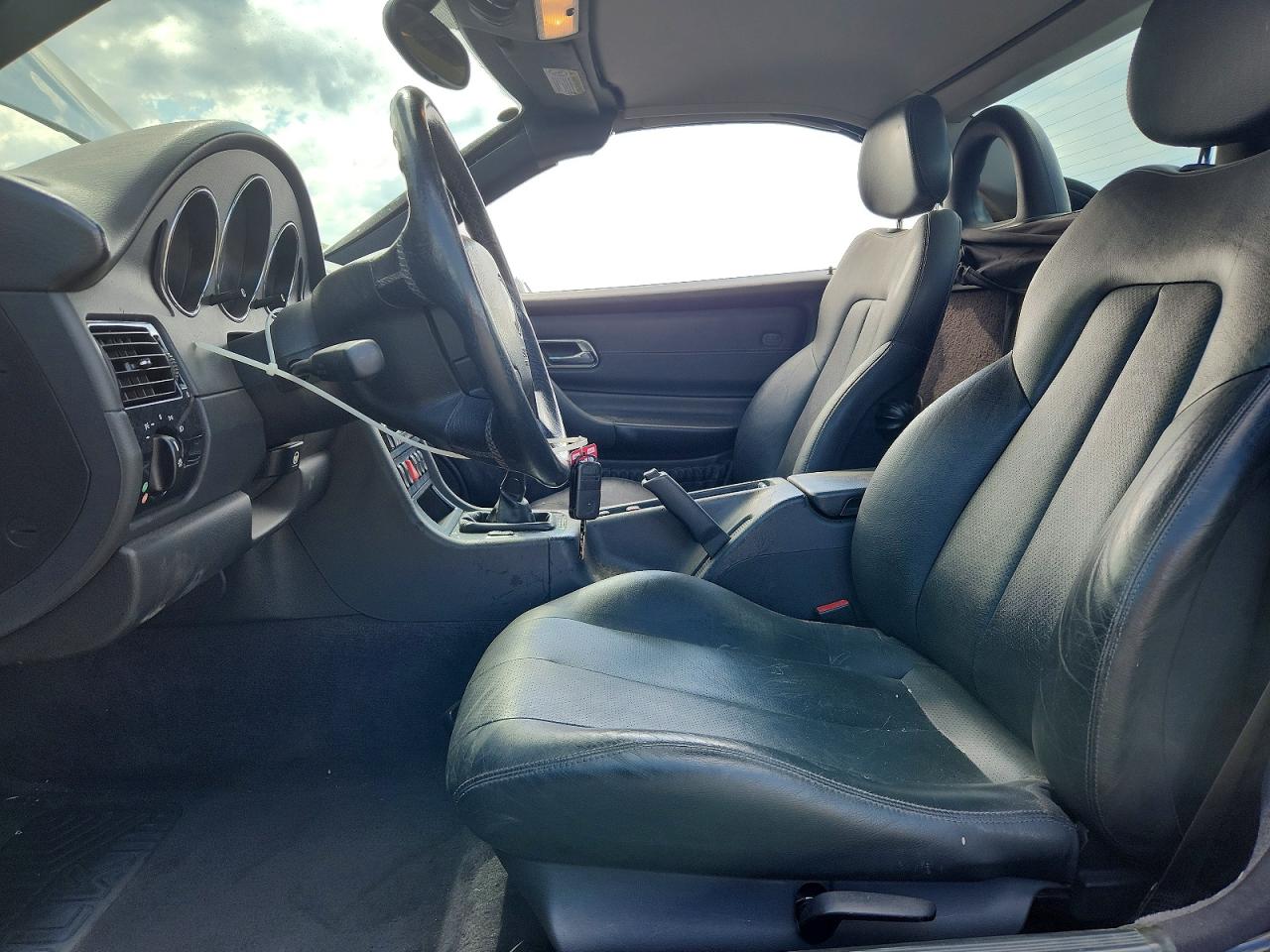 1999 Mercedes-benz Slk 230 Kompressor Black vin: WDBKK47F5XF095715