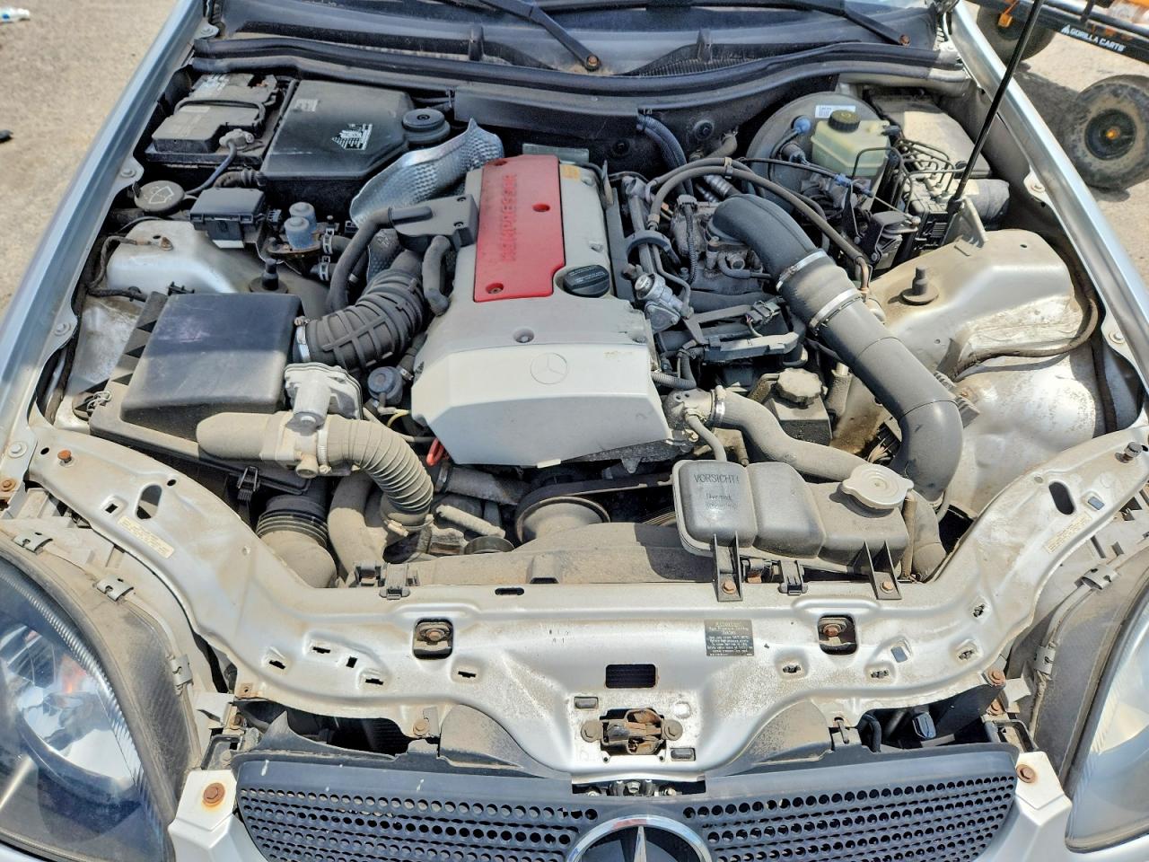 1999 Mercedes-benz Slk 230 Kompressor Silver vin: WDBKK47F5XF117504