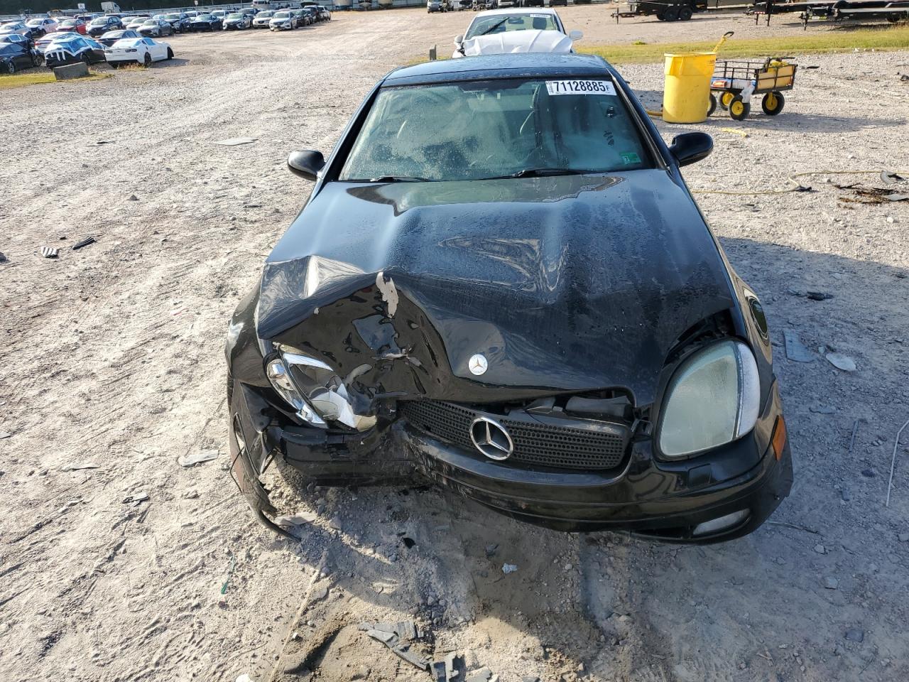 1998 Mercedes-benz Slk 230 Kompressor Черный vin: WDBKK47F6WF003686