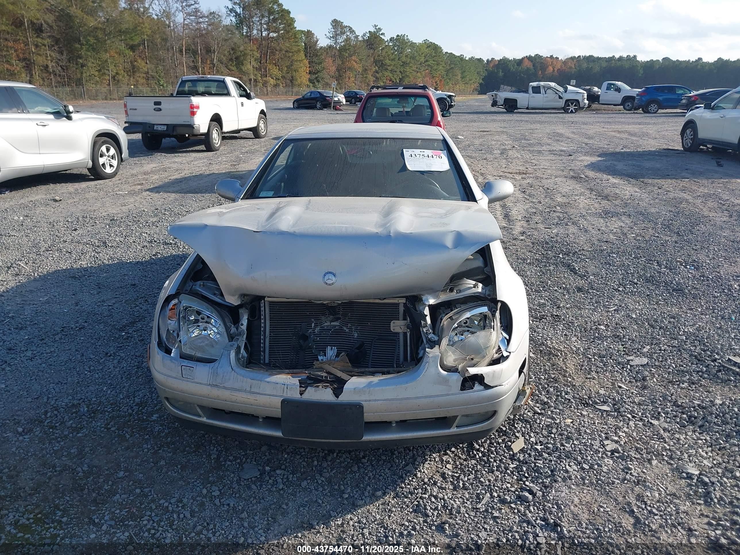 1998 Mercedes-benz Slk 230   Silver vin: WDBKK47F6WF013716