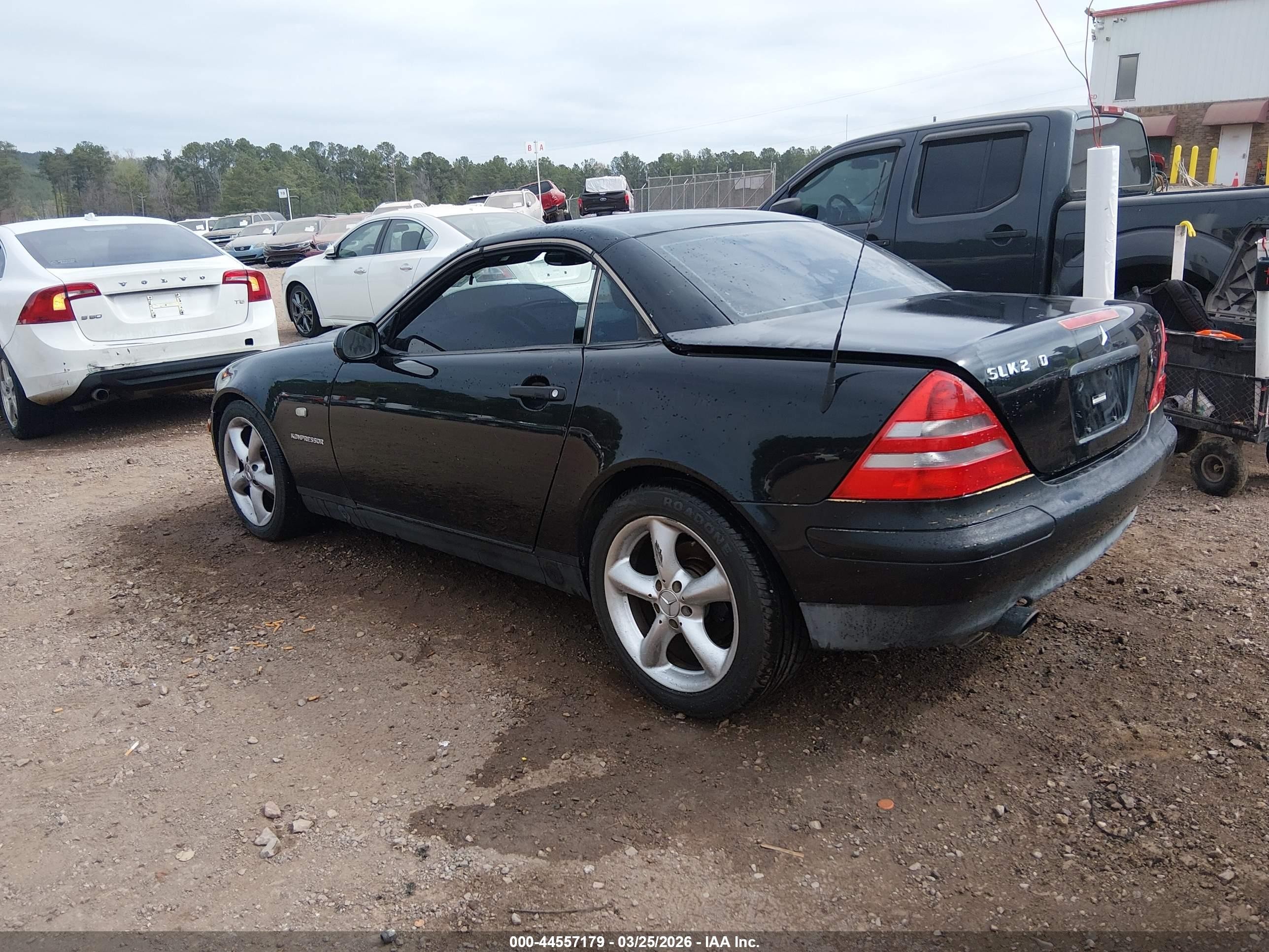 1998 Mercedes-benz Slk 230   Black vin: WDBKK47F6WF065010