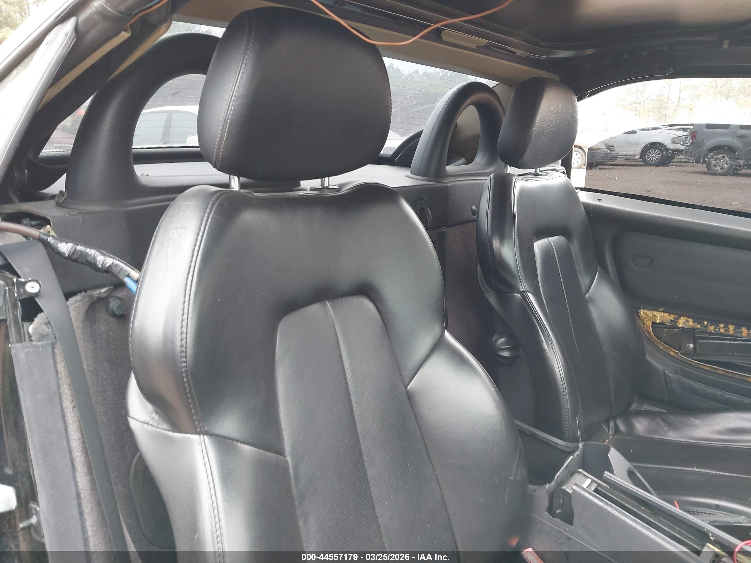 1998 Mercedes-benz Slk 230   Black vin: WDBKK47F6WF065010