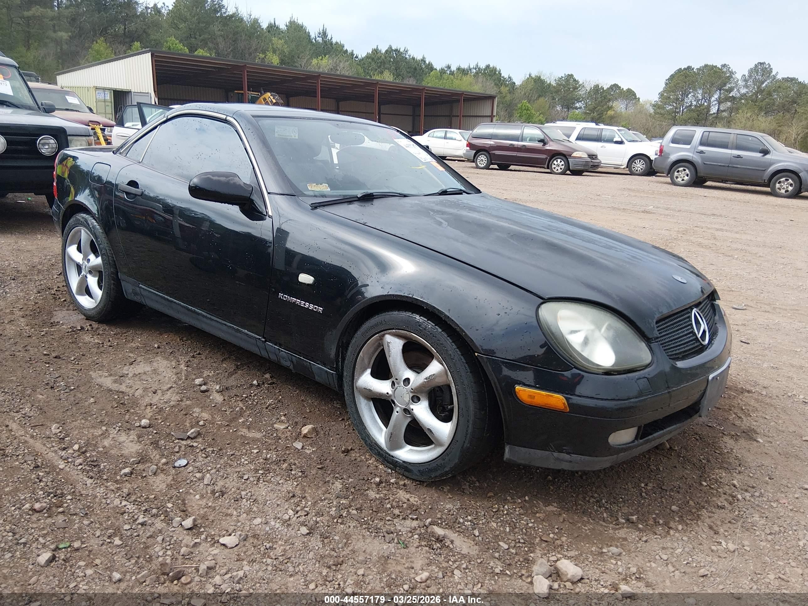 1998 Mercedes-benz Slk 230   Black vin: WDBKK47F6WF065010