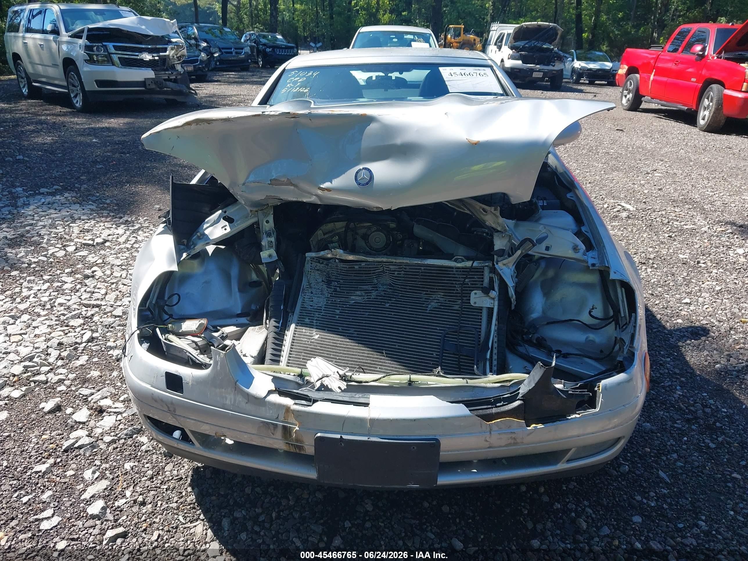 1998 Mercedes-benz Slk 230   Silver vin: WDBKK47F6WF069753