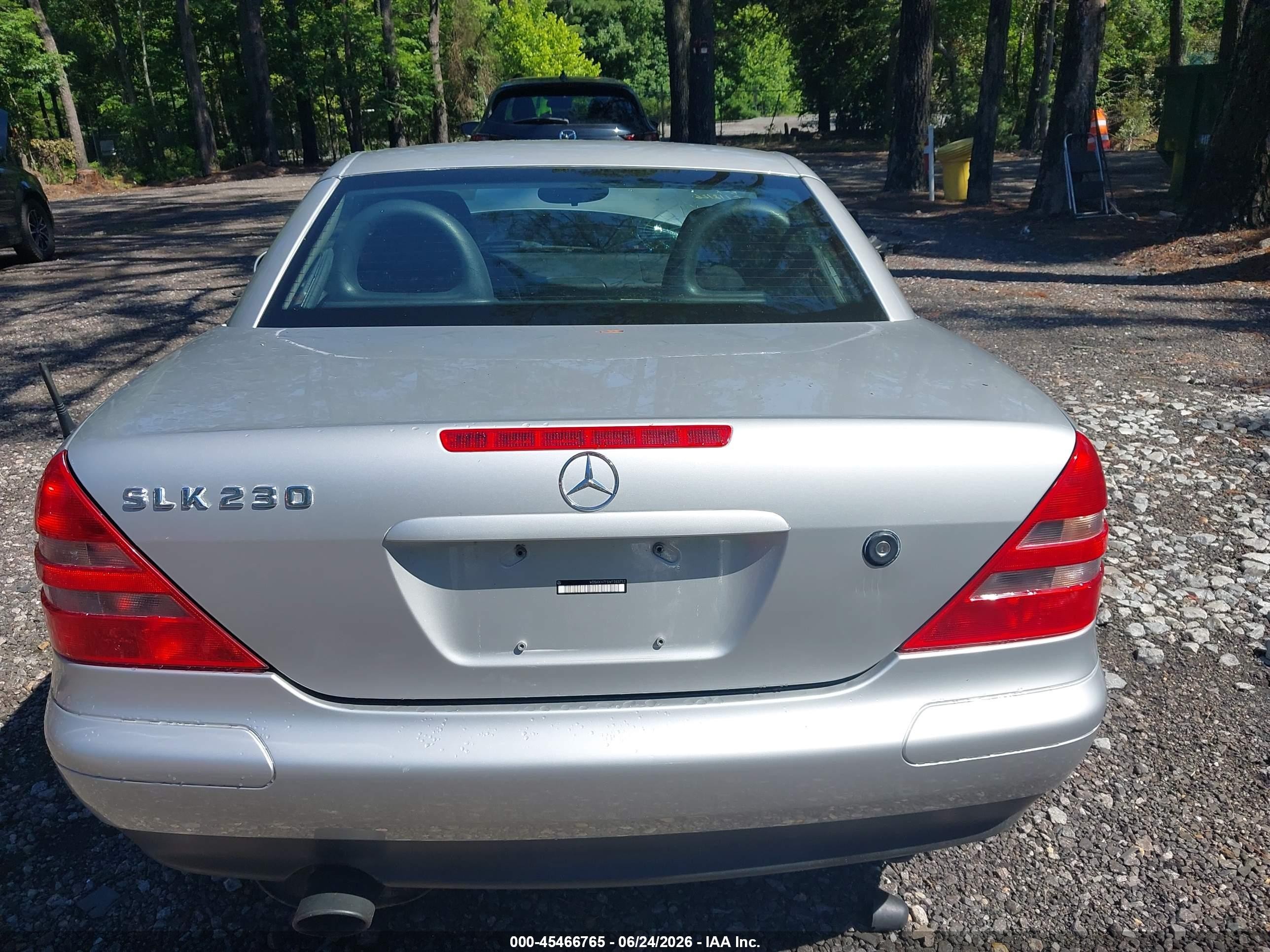 1998 Mercedes-benz Slk 230   Silver vin: WDBKK47F6WF069753