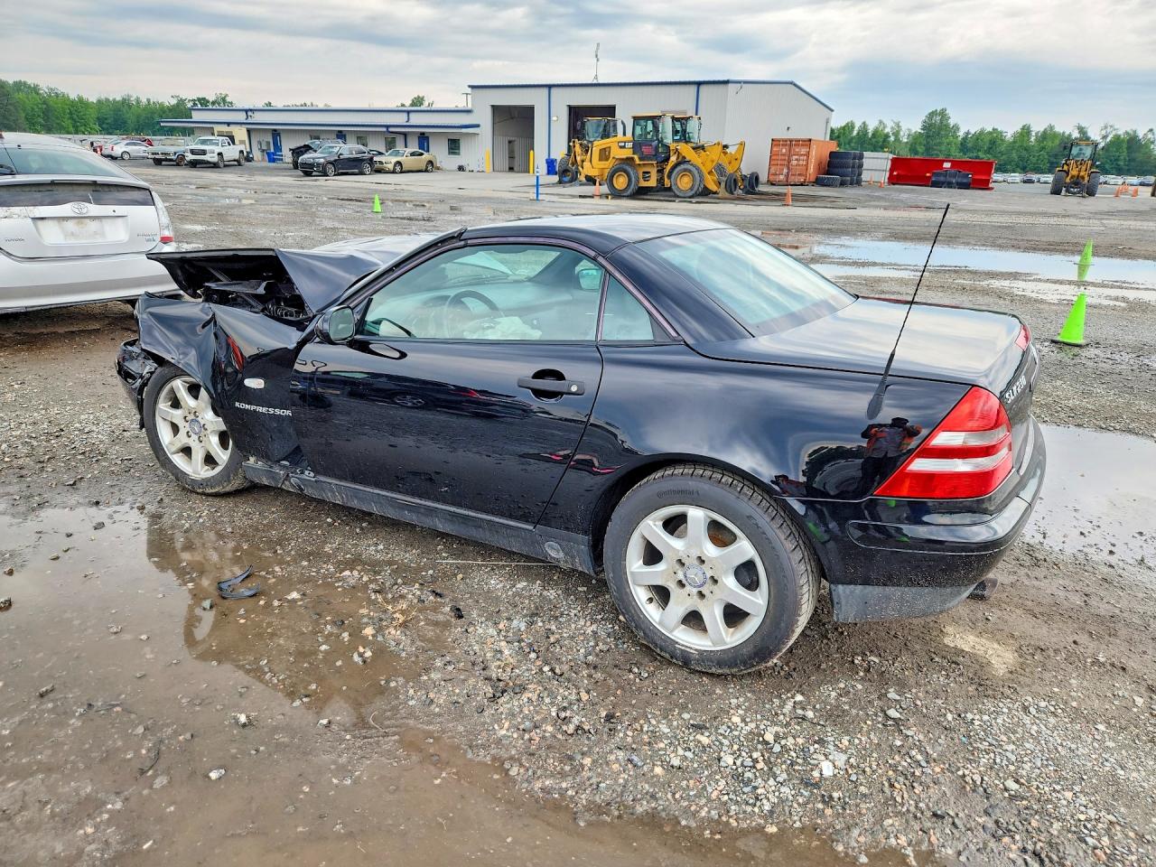1998 Mercedes-benz Slk 230 Kompressor Black vin: WDBKK47F6WF074113