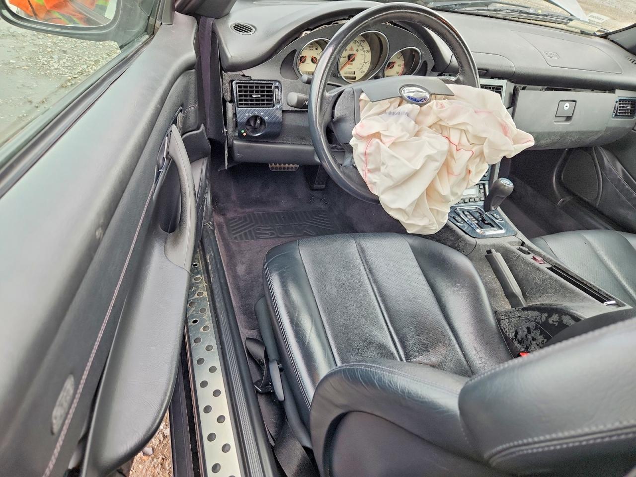 1998 Mercedes-benz Slk 230 Kompressor Black vin: WDBKK47F6WF074113