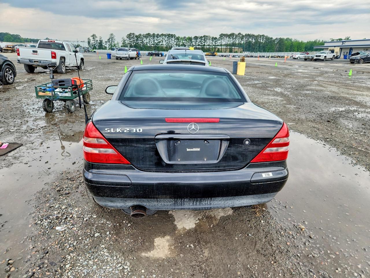 1998 Mercedes-benz Slk 230 Kompressor Black vin: WDBKK47F6WF074113