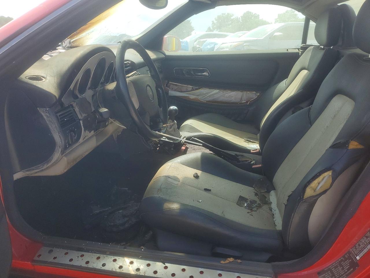 1999 Mercedes-benz Slk 230 Kompressor Red vin: WDBKK47F6XF095335