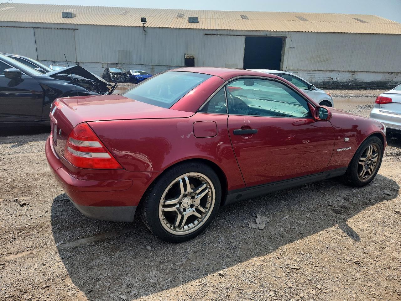 2000 Mercedes-benz Slk 230 Kompressor Maroon vin: WDBKK47F6YF159679