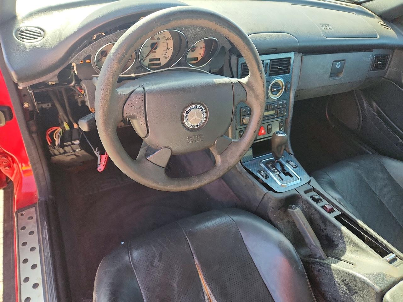 1998 Mercedes-benz Slk 230 Kompressor Red vin: WDBKK47F7WF043470