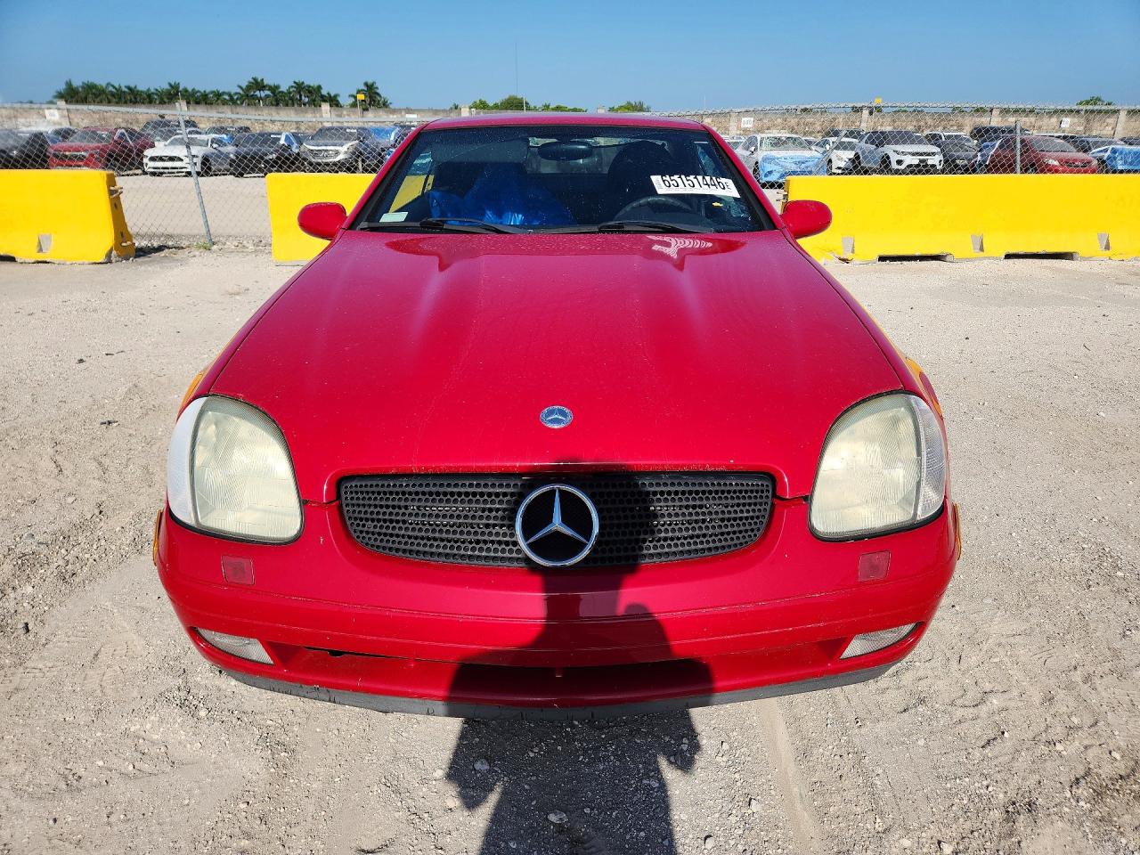 1998 Mercedes-benz Slk 230 Kompressor Red vin: WDBKK47F7WF043470