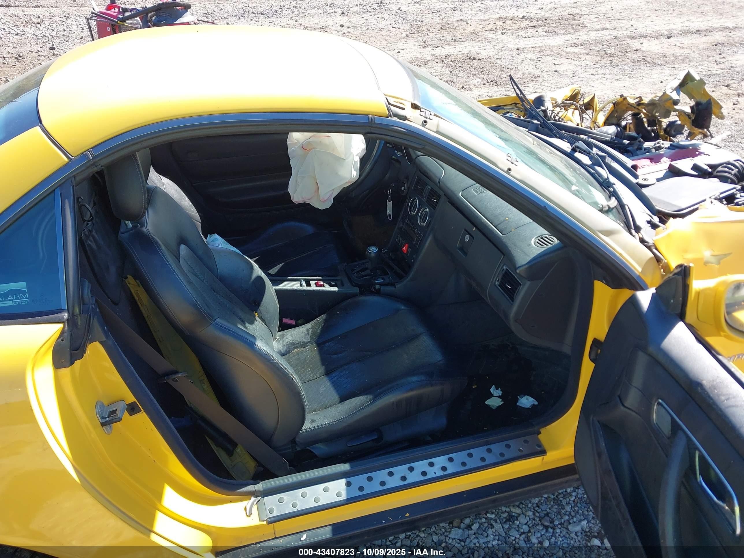 1998 Mercedes-benz Slk 230   Желтый vin: WDBKK47F7WF043663
