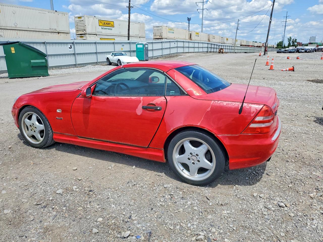 1999 Mercedes-benz Slk Красный vin: WDBKK47F7XF098289