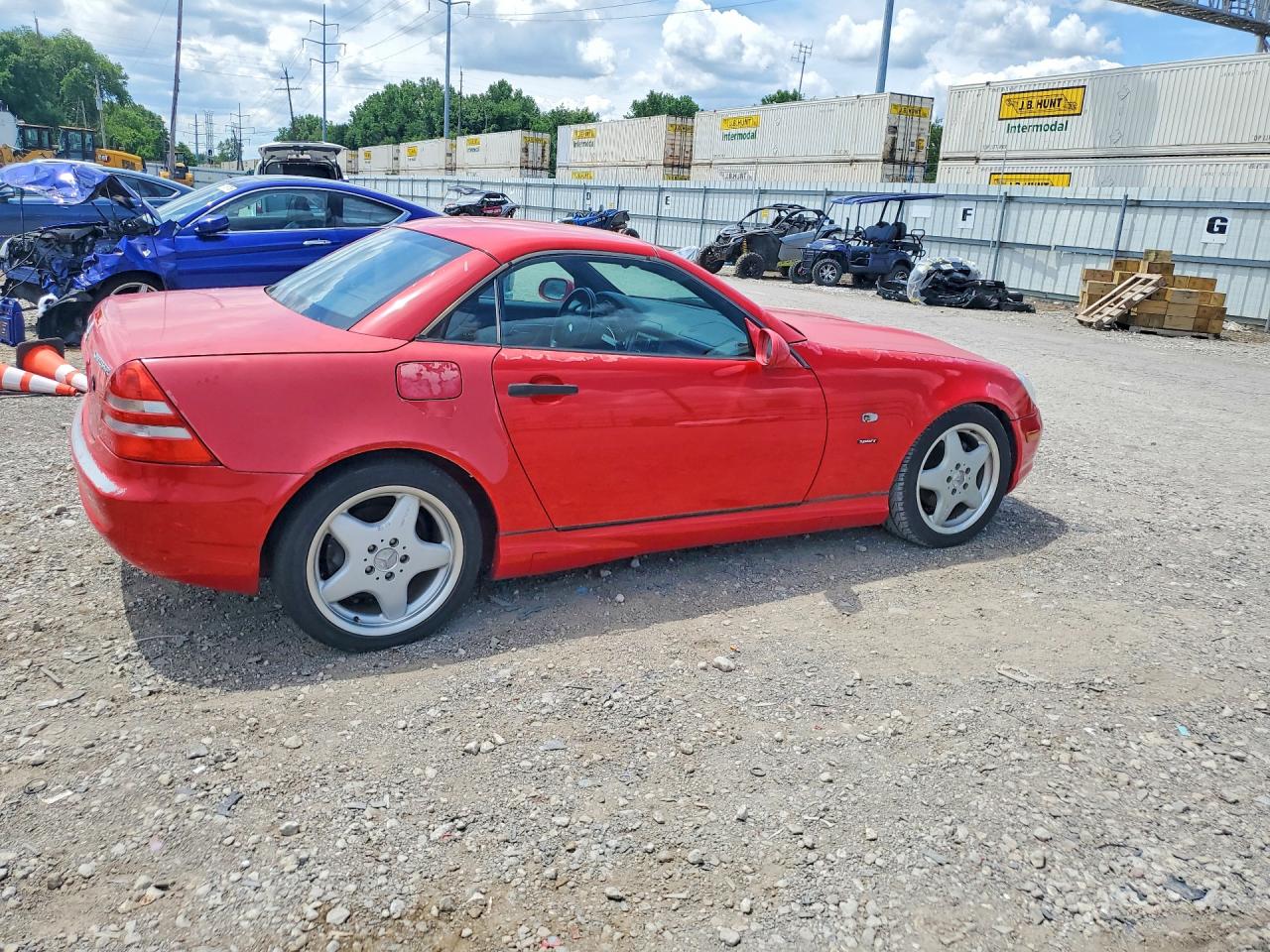 1999 Mercedes-benz Slk Красный vin: WDBKK47F7XF098289