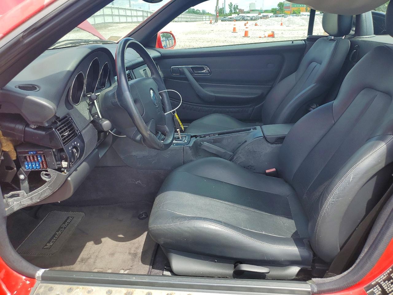 1999 Mercedes-benz Slk Красный vin: WDBKK47F7XF098289
