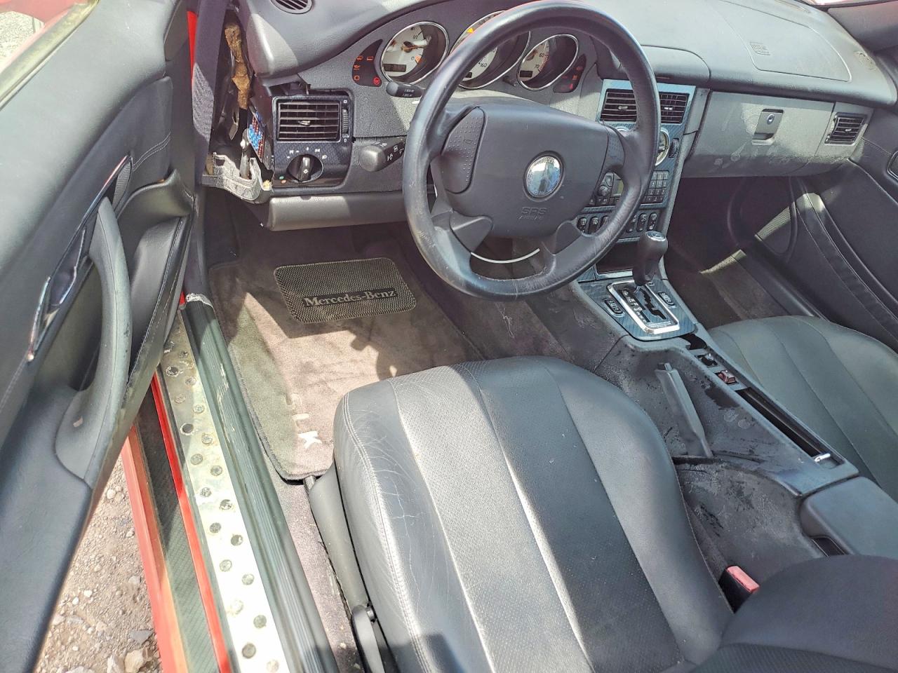 1999 Mercedes-benz Slk Красный vin: WDBKK47F7XF098289
