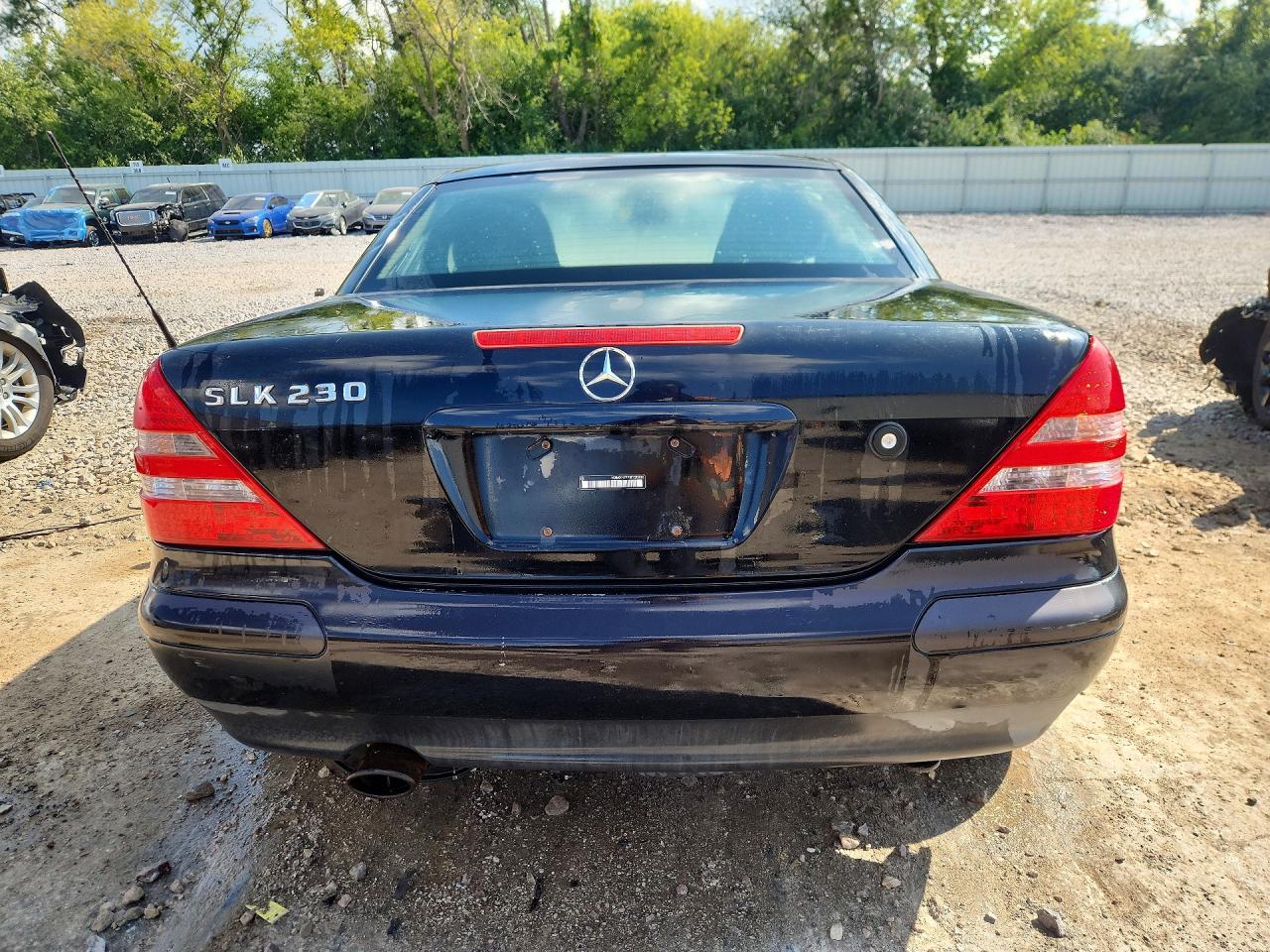 1999 Mercedes-benz Slk 230 Kompressor Black vin: WDBKK47F7XF120338