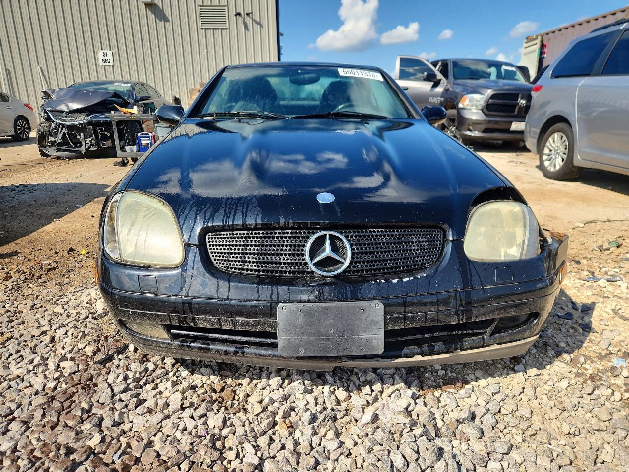 1999 Mercedes-benz Slk 230 Kompressor Black vin: WDBKK47F7XF120338