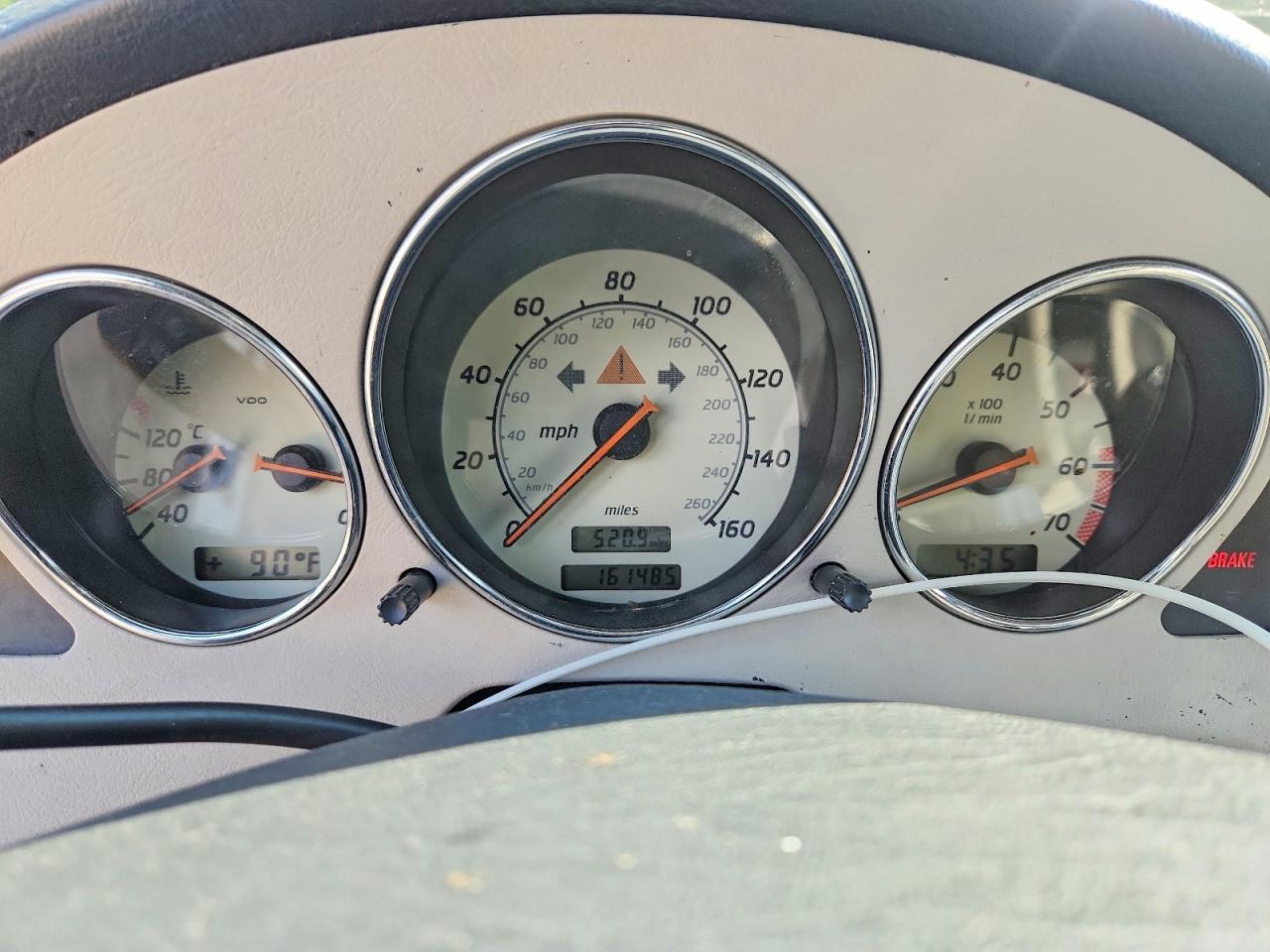 1999 Mercedes-benz Slk 230 Kompressor Black vin: WDBKK47F7XF120338