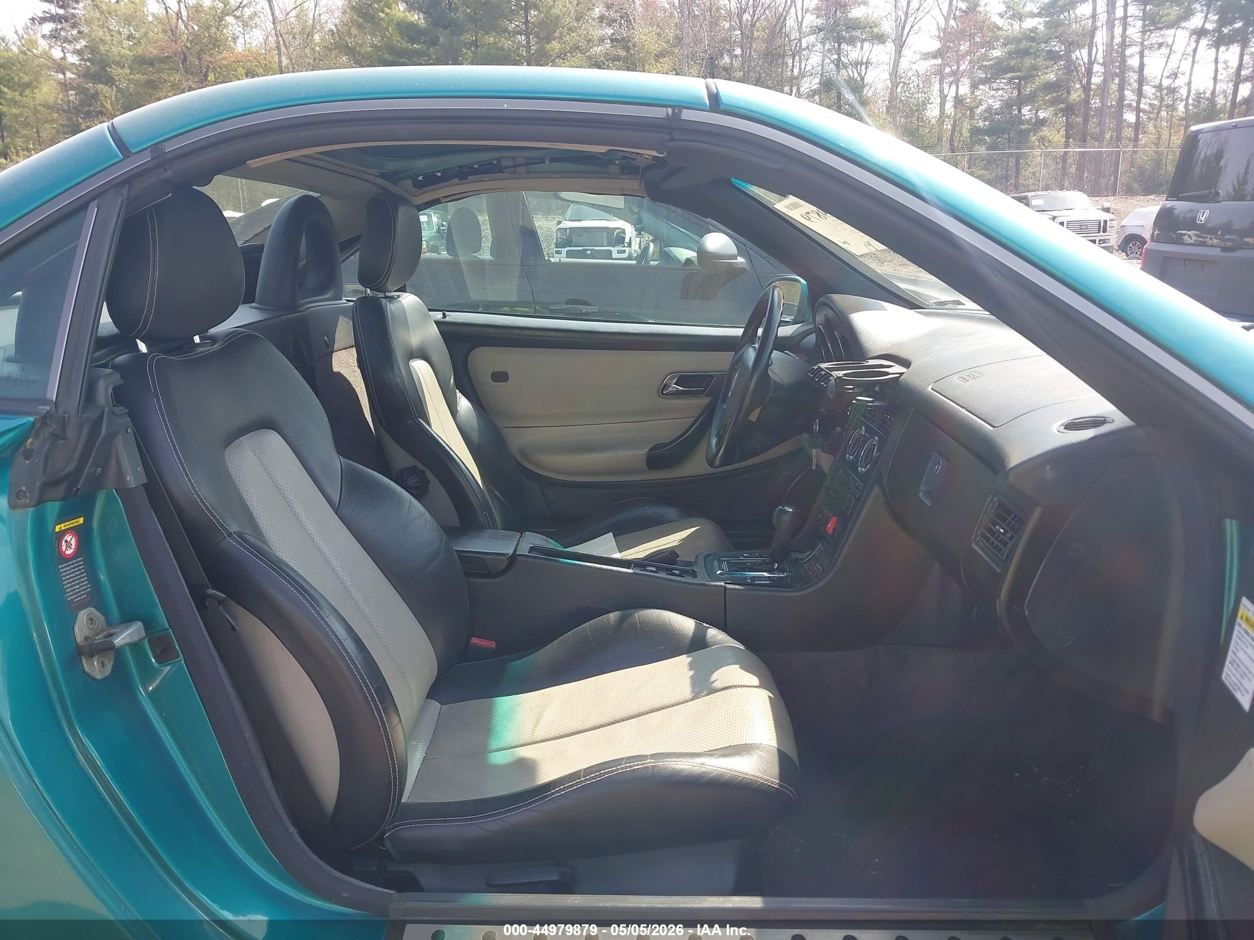 1998 Mercedes-benz Slk 230   Бирюзовый vin: WDBKK47F8WF036317