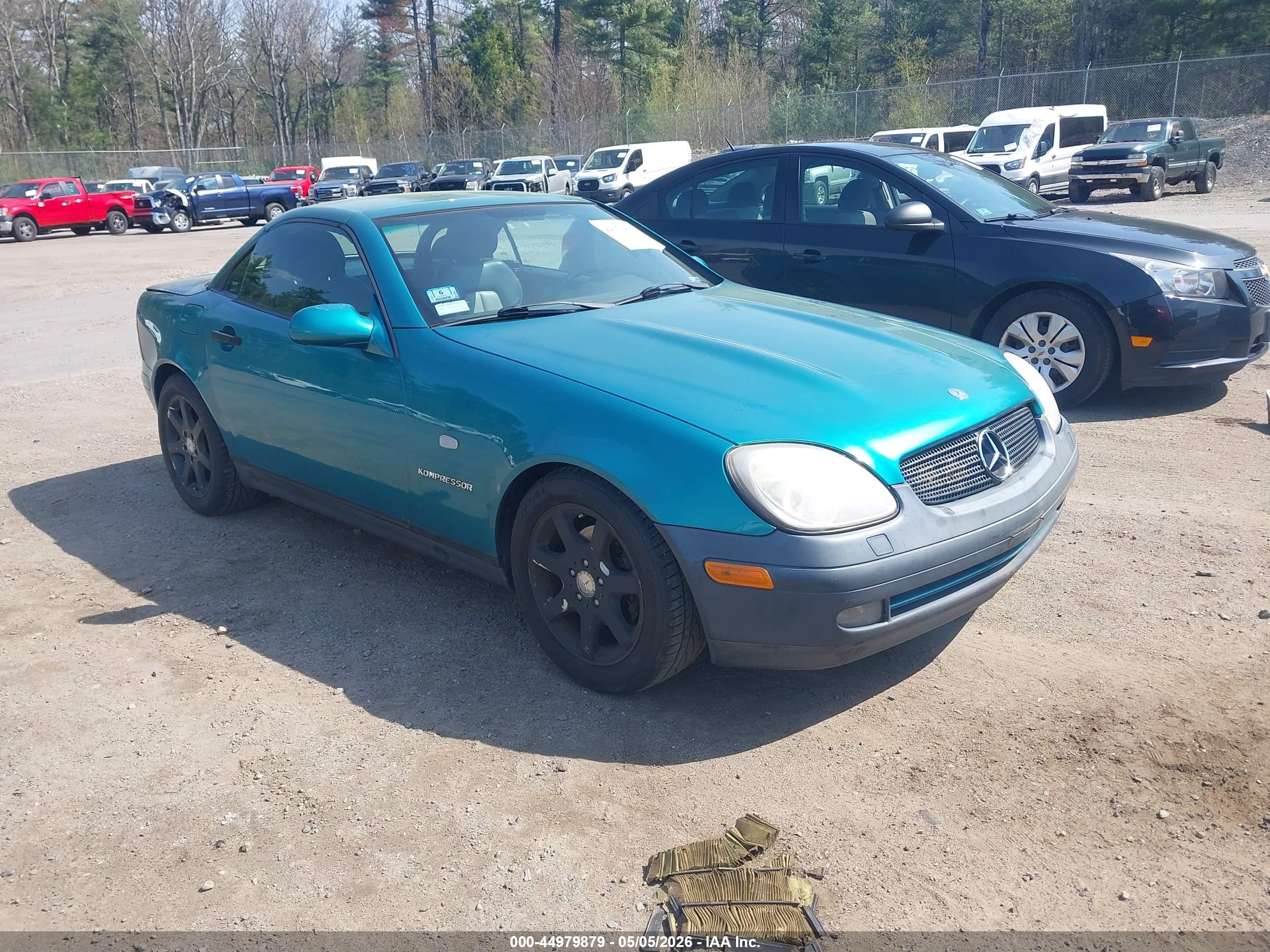 1998 Mercedes-benz Slk 230   Бирюзовый vin: WDBKK47F8WF036317