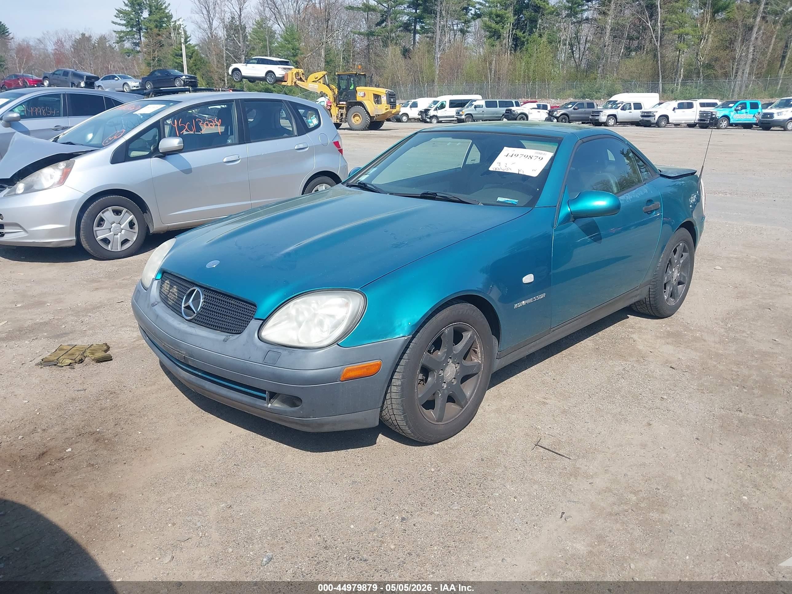 1998 Mercedes-benz Slk 230   Бирюзовый vin: WDBKK47F8WF036317