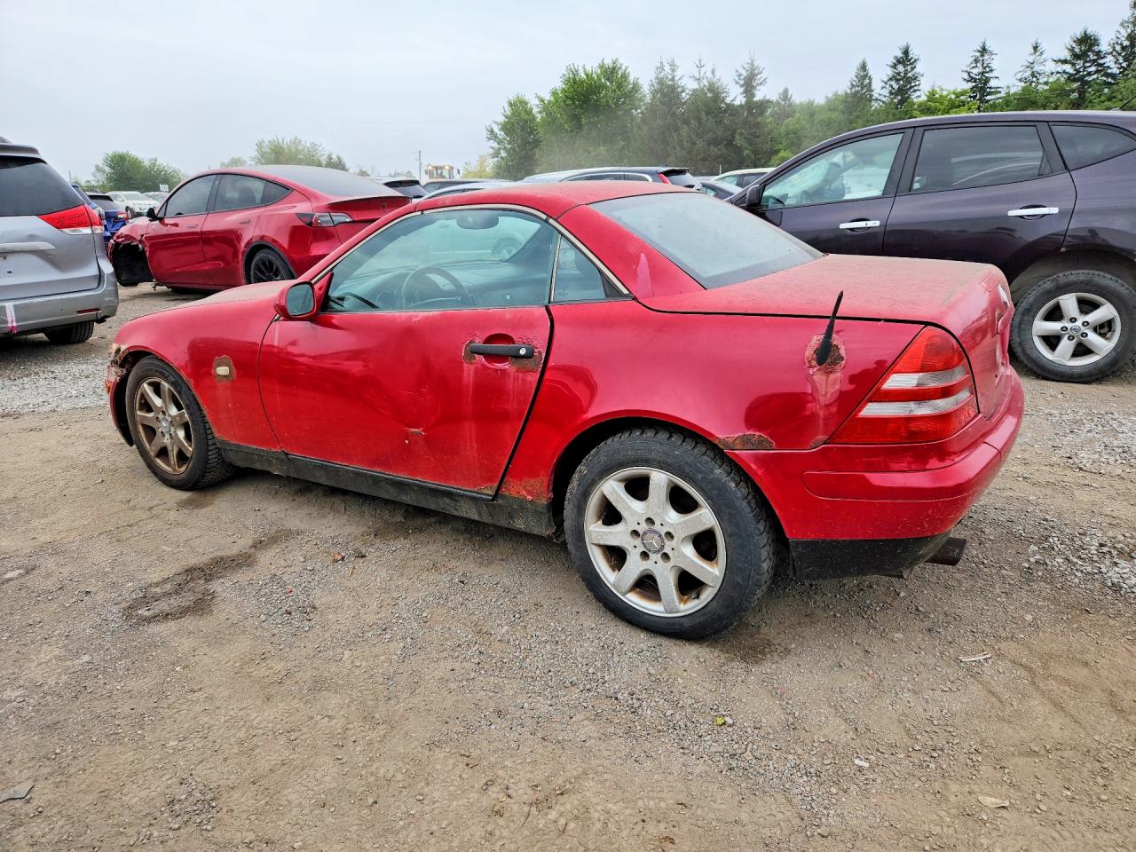 1998 Mercedes-benz Slk 230 Kompressor Красный vin: WDBKK47F8WF078762